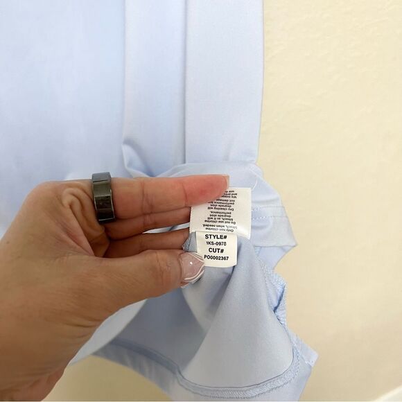 Mizzen+Main Light Blue Polo Shirt - Picture 4 of 7